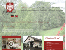 Tablet Screenshot of berghof-heeg.de